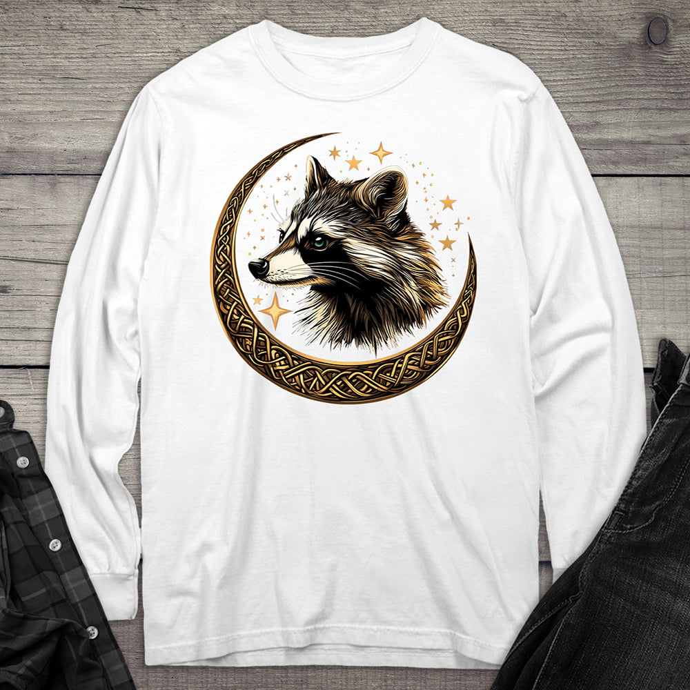 Celtic Raccoon Long Sleeve Tee