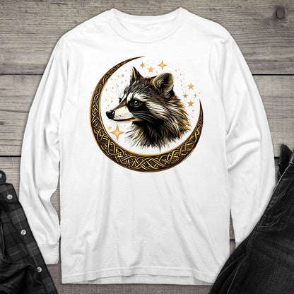Celtic Raccoon Long Sleeve Tee