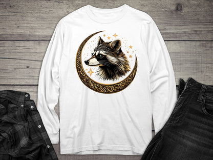 Celtic Raccoon Long Sleeve Tee
