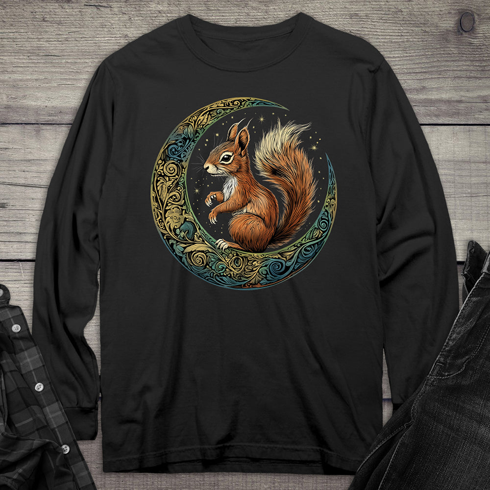 Celtic Squirrel Long Sleeve Tee