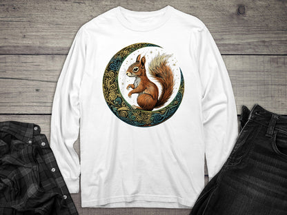 Celtic Squirrel Long Sleeve Tee