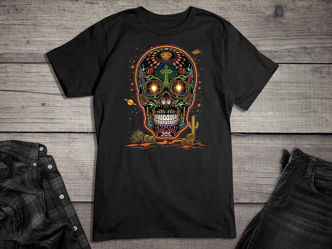 Desert Sugar Skull T-Shirt