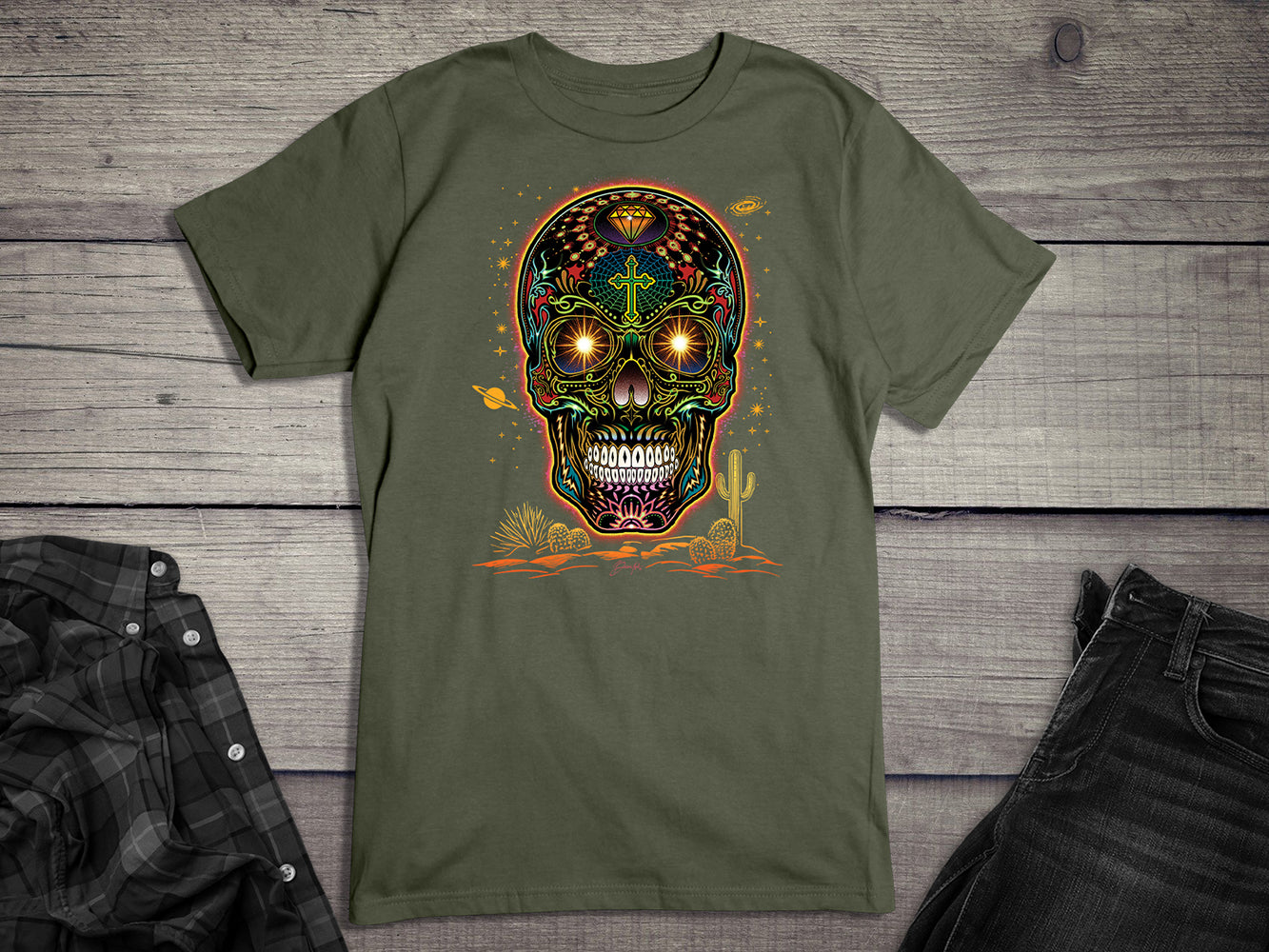 Desert Sugar Skull T-Shirt