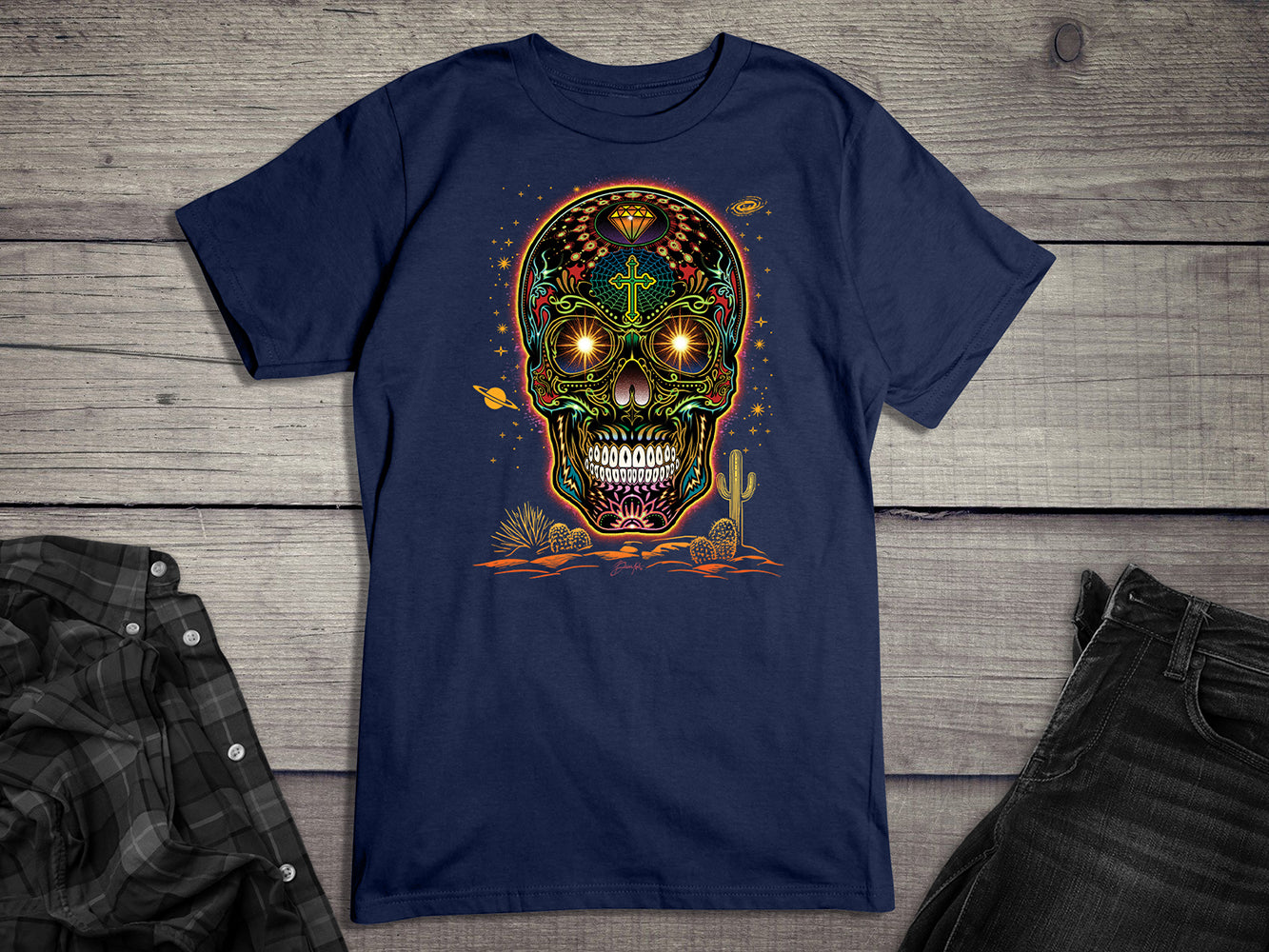 Desert Sugar Skull T-Shirt