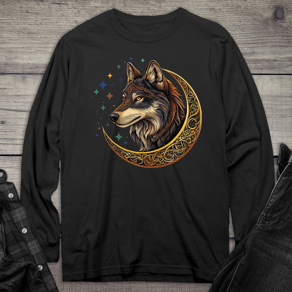Celtic Wolf Long Sleeve Tee