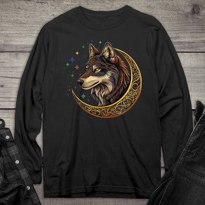 Celtic Wolf Long Sleeve Tee