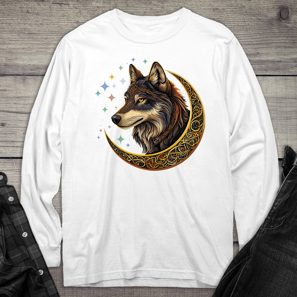 Celtic Wolf Long Sleeve Tee