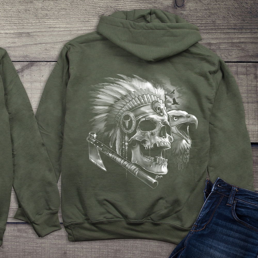 Chief Skull Eagle Hoodie