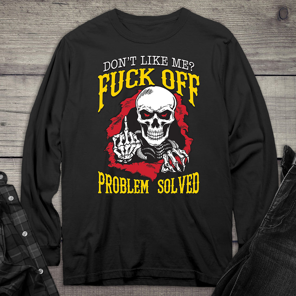 Fuck Off Long Sleeve Tee