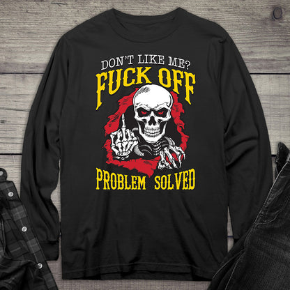 Fuck Off Long Sleeve Tee