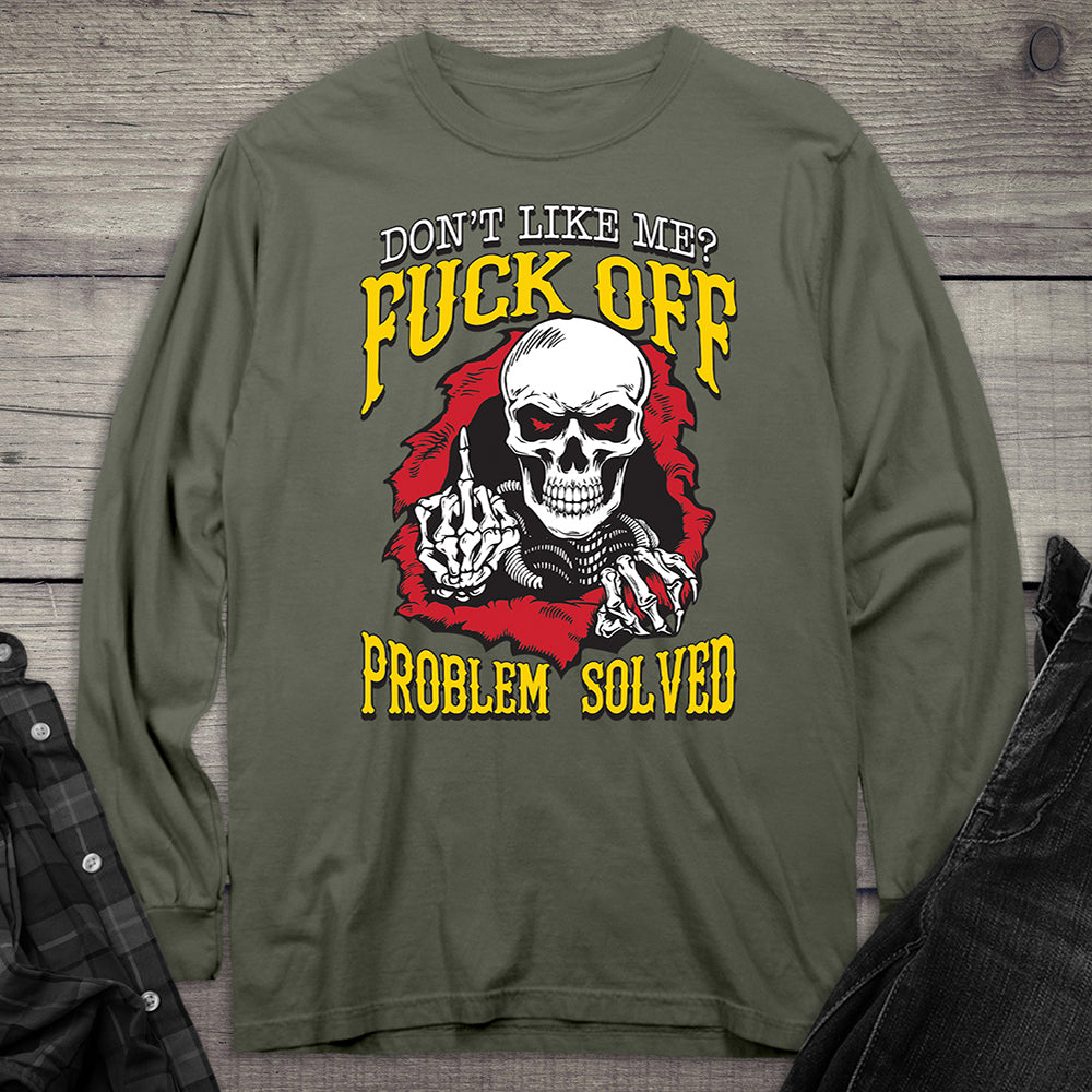 Fuck Off Long Sleeve Tee