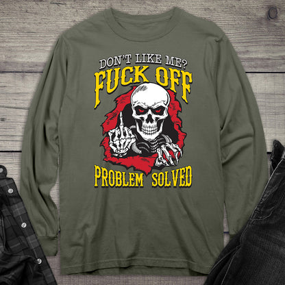 Fuck Off Long Sleeve Tee