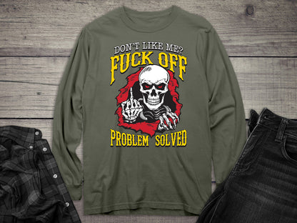 Fuck Off Long Sleeve Tee