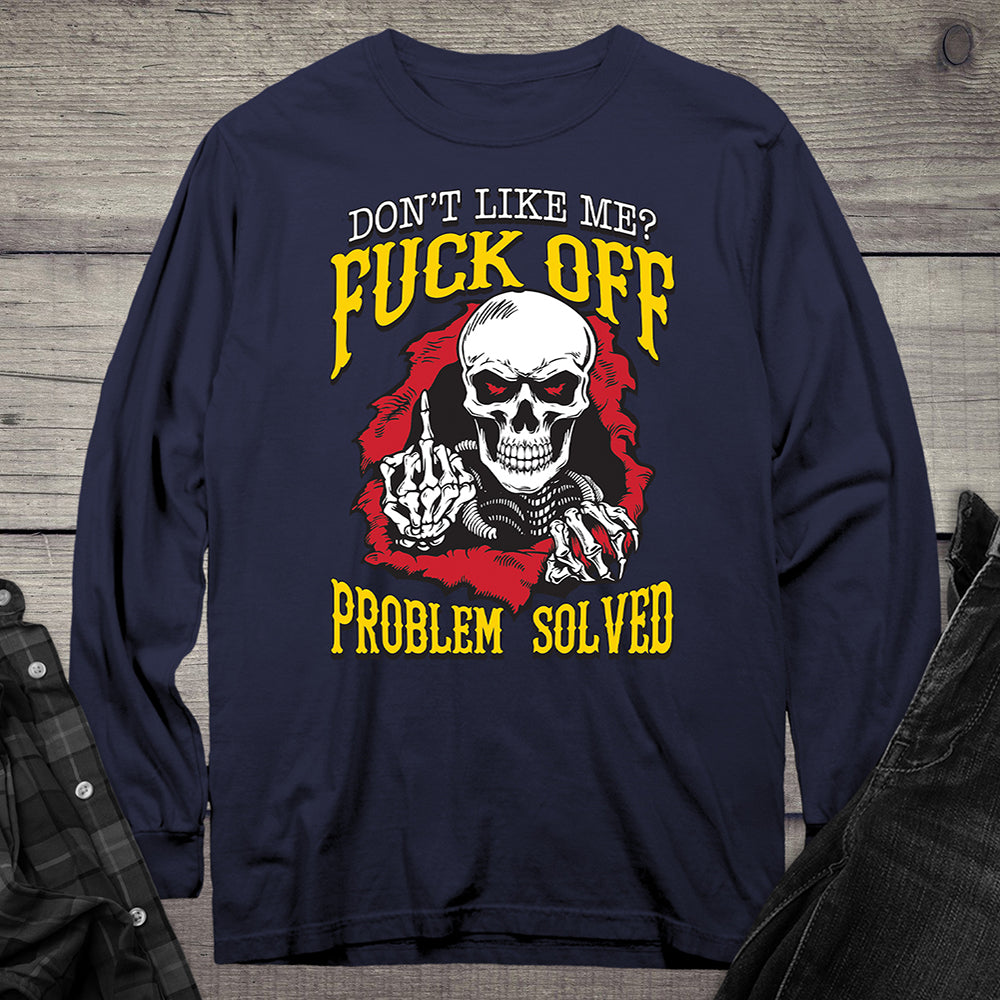 Fuck Off Long Sleeve Tee