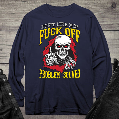 Fuck Off Long Sleeve Tee