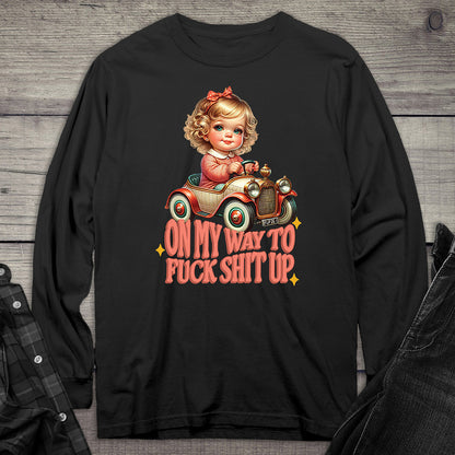 On My Way Long Sleeve Tee