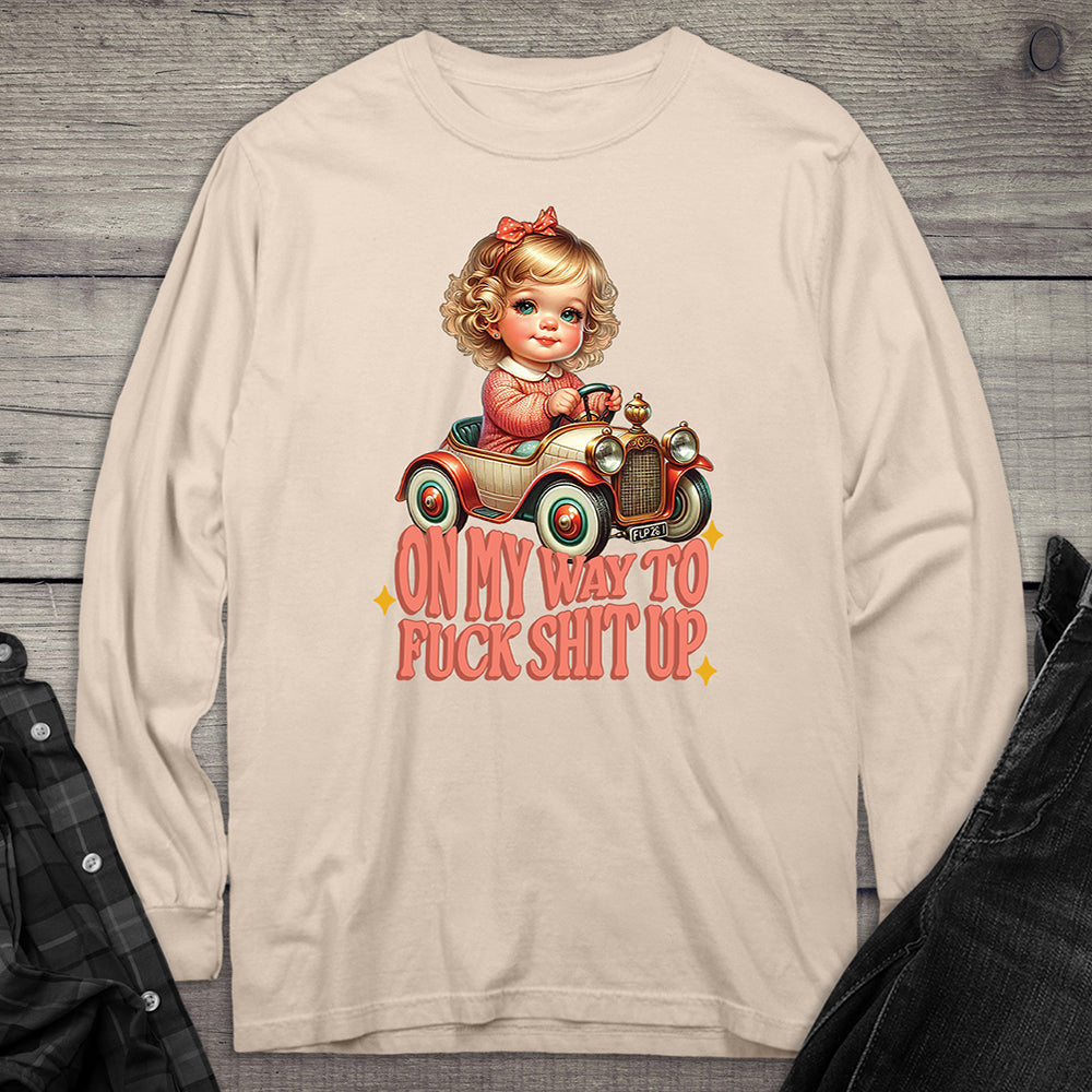 On My Way Long Sleeve Tee