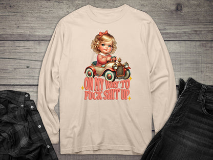 On My Way Long Sleeve Tee