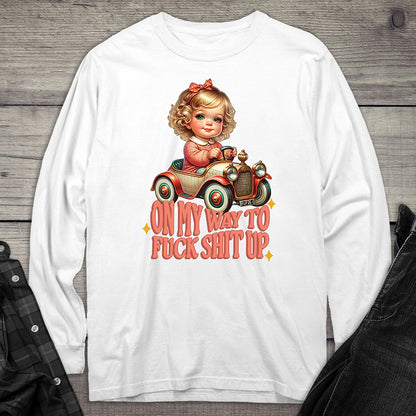 On My Way Long Sleeve Tee