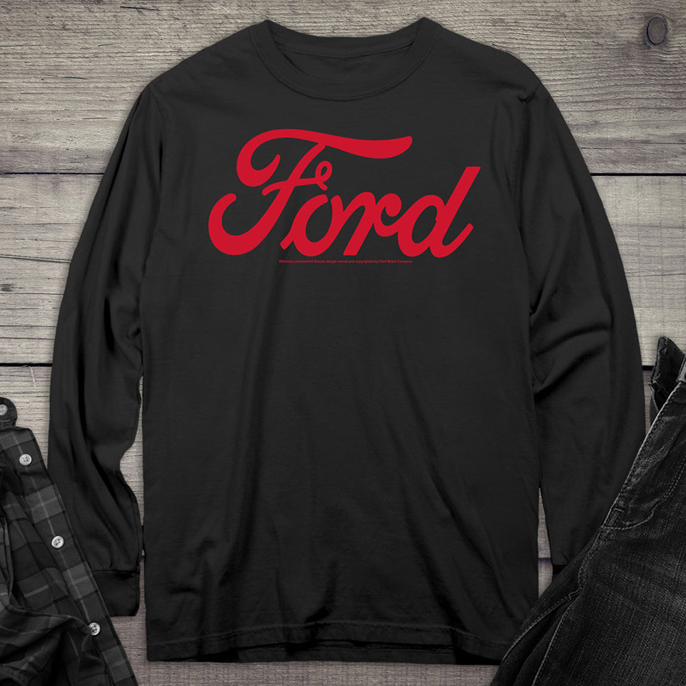Ford Red Long Sleeve Tee