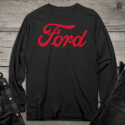 Ford Red Long Sleeve Tee