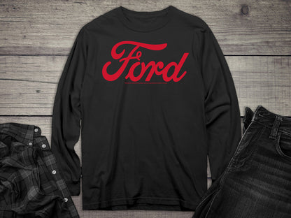 Ford Red Long Sleeve Tee