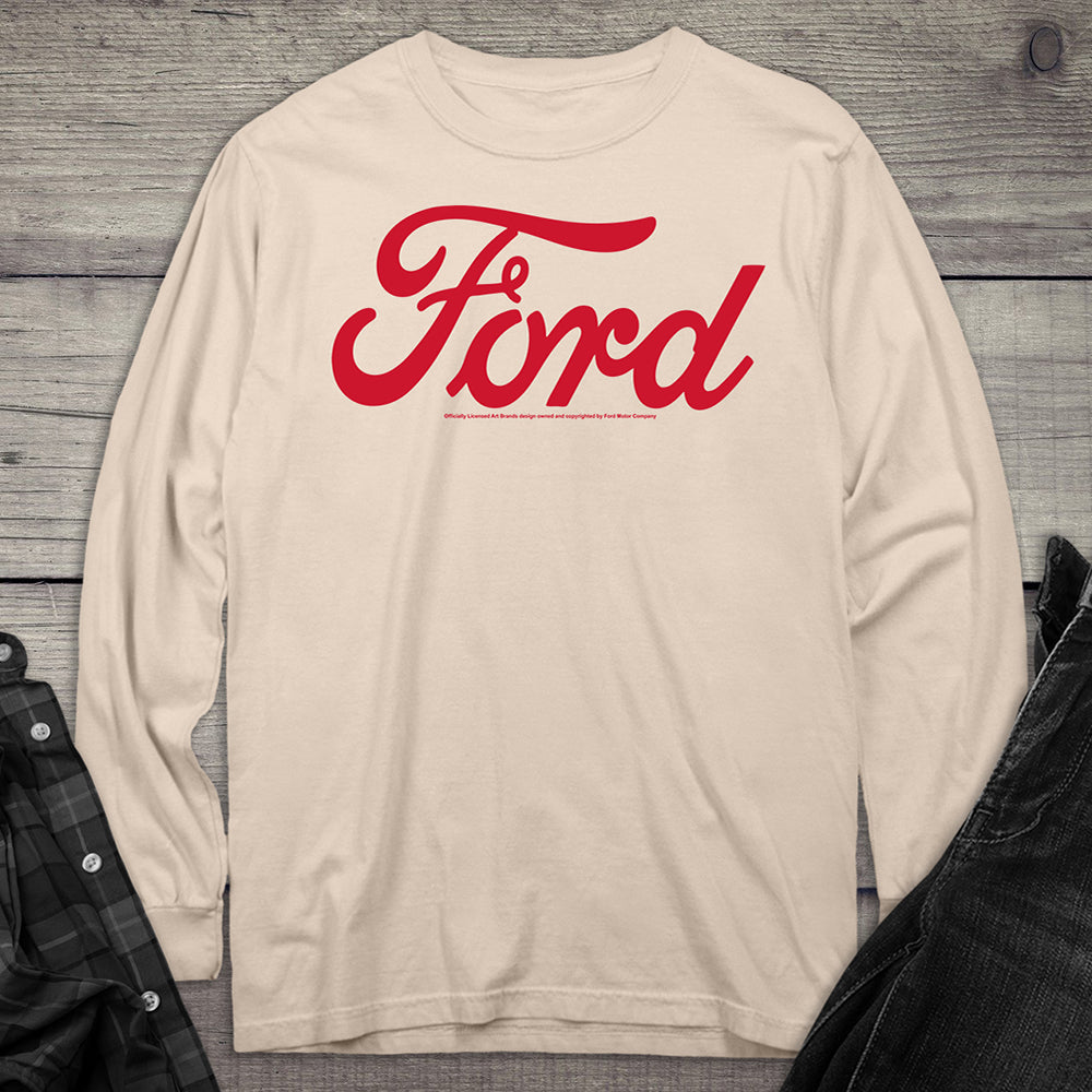 Ford Red Long Sleeve Tee