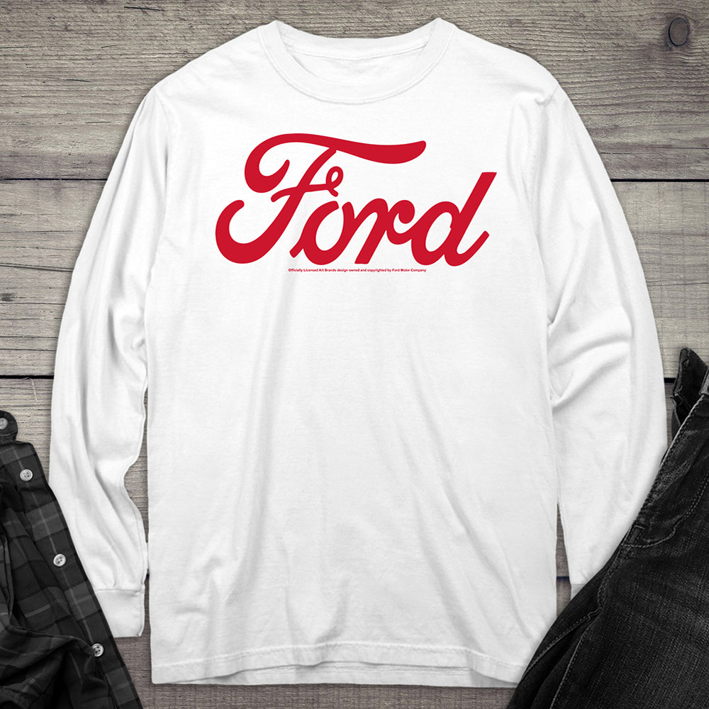 Ford Red Long Sleeve Tee