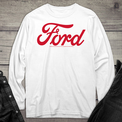 Ford Red Long Sleeve Tee