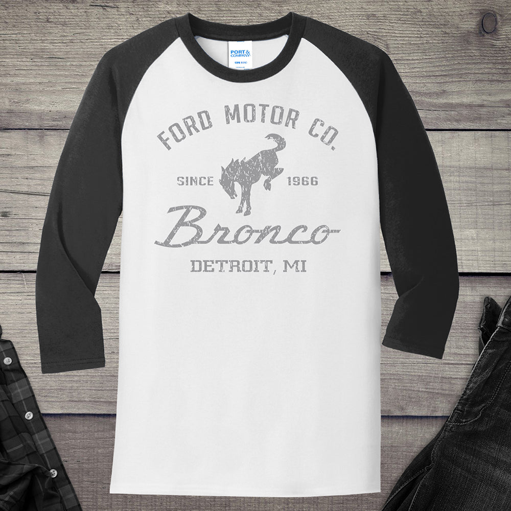 Ford Motor Co Bronco Baseball Tee