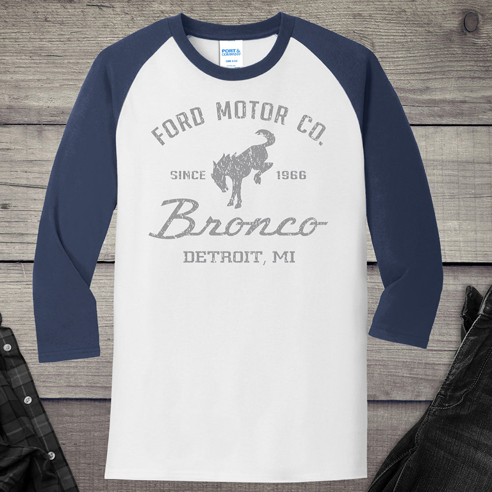 Ford Motor Co Bronco Baseball Tee