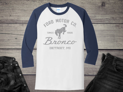 Ford Motor Co Bronco Baseball Tee