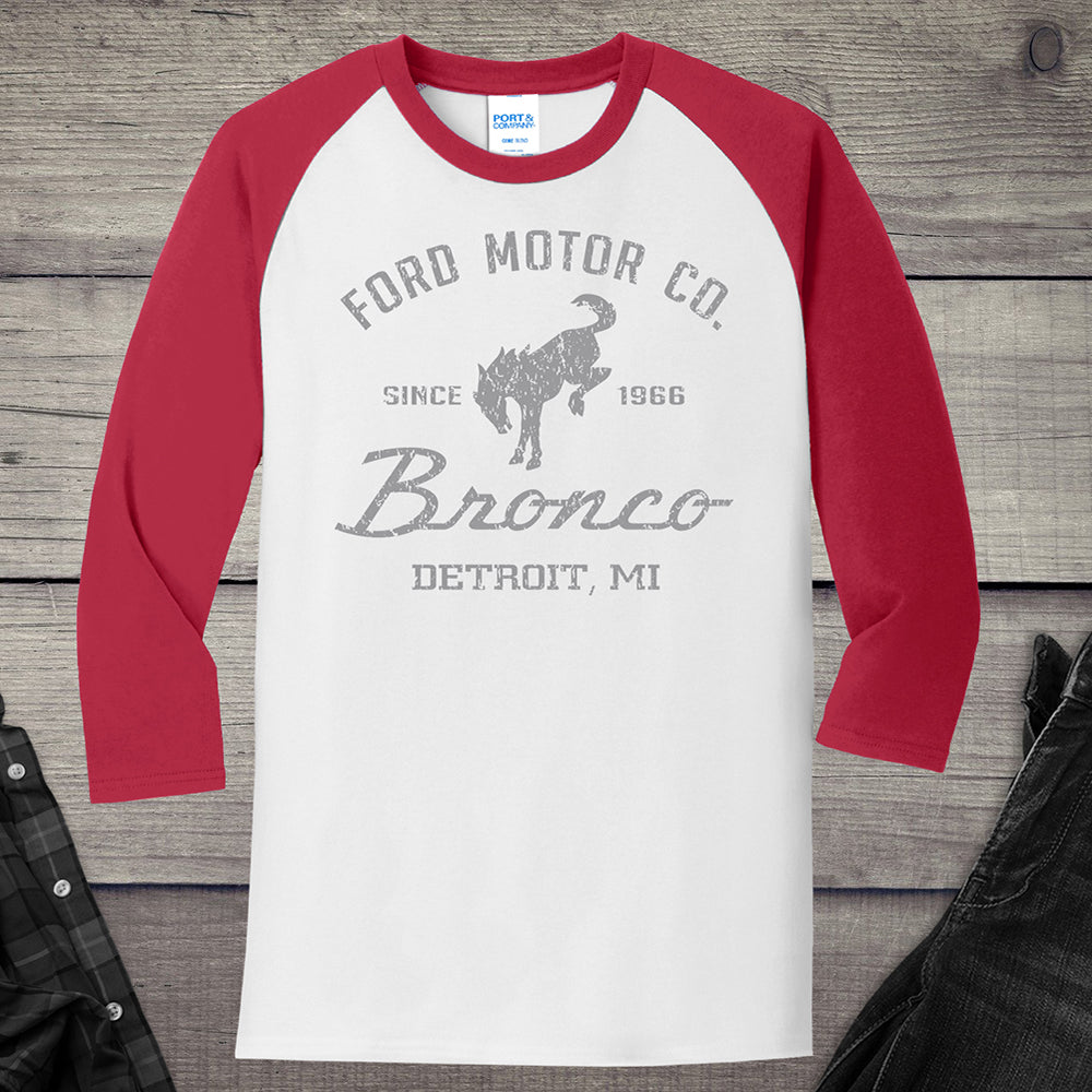Ford Motor Co Bronco Baseball Tee