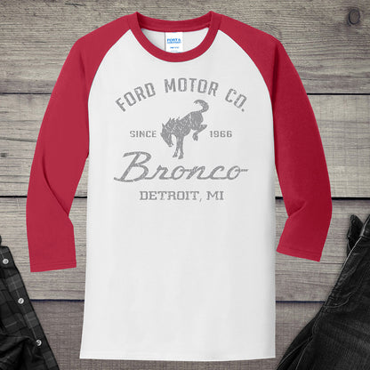 Ford Motor Co Bronco Baseball Tee