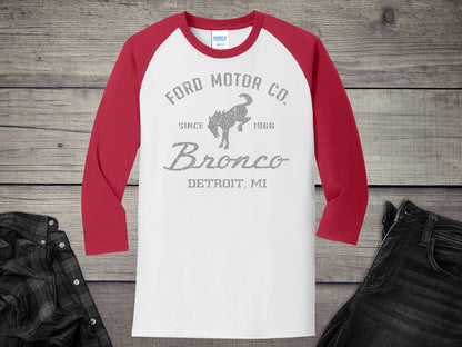 Ford Motor Co Bronco Baseball Tee