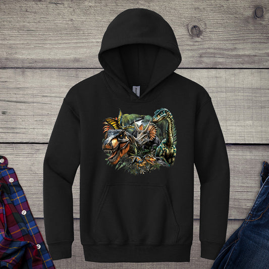 Dinosaur Jungle Youth Hoodie