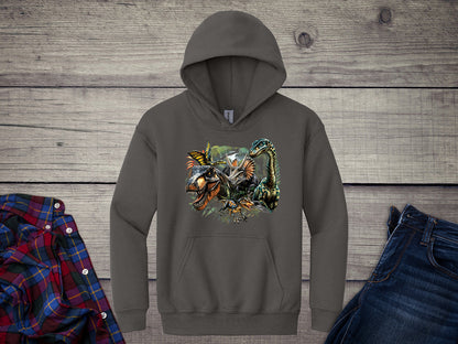Dinosaur Jungle Youth Hoodie