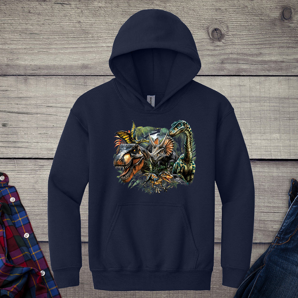 Dinosaur Jungle Youth Hoodie