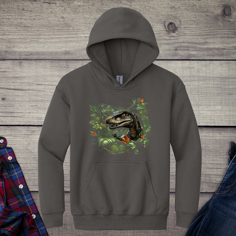 Velociraptor Jungle Youth Hoodie