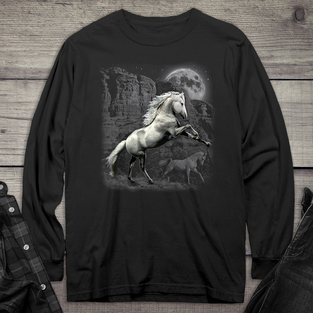 White Horse Wilderness Long Sleeve Tee