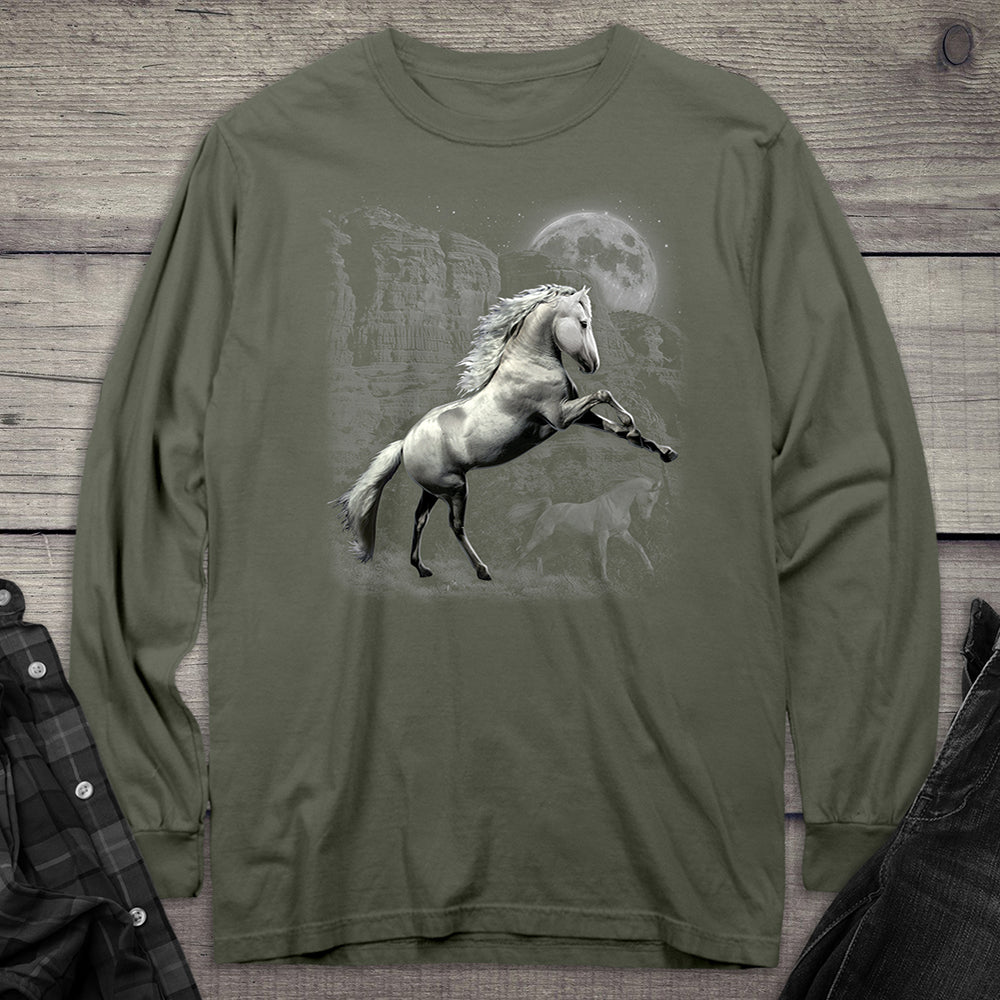 White Horse Wilderness Long Sleeve Tee
