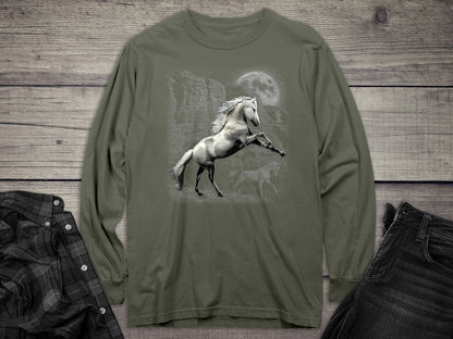 White Horse Wilderness Long Sleeve Tee