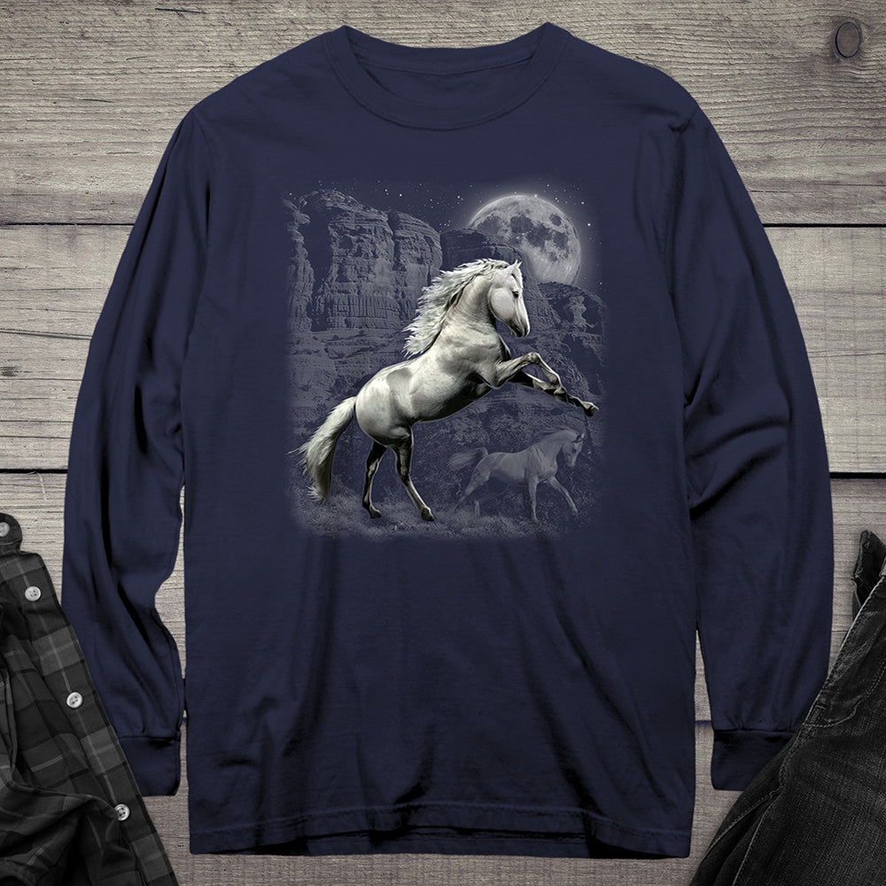 White Horse Wilderness Long Sleeve Tee