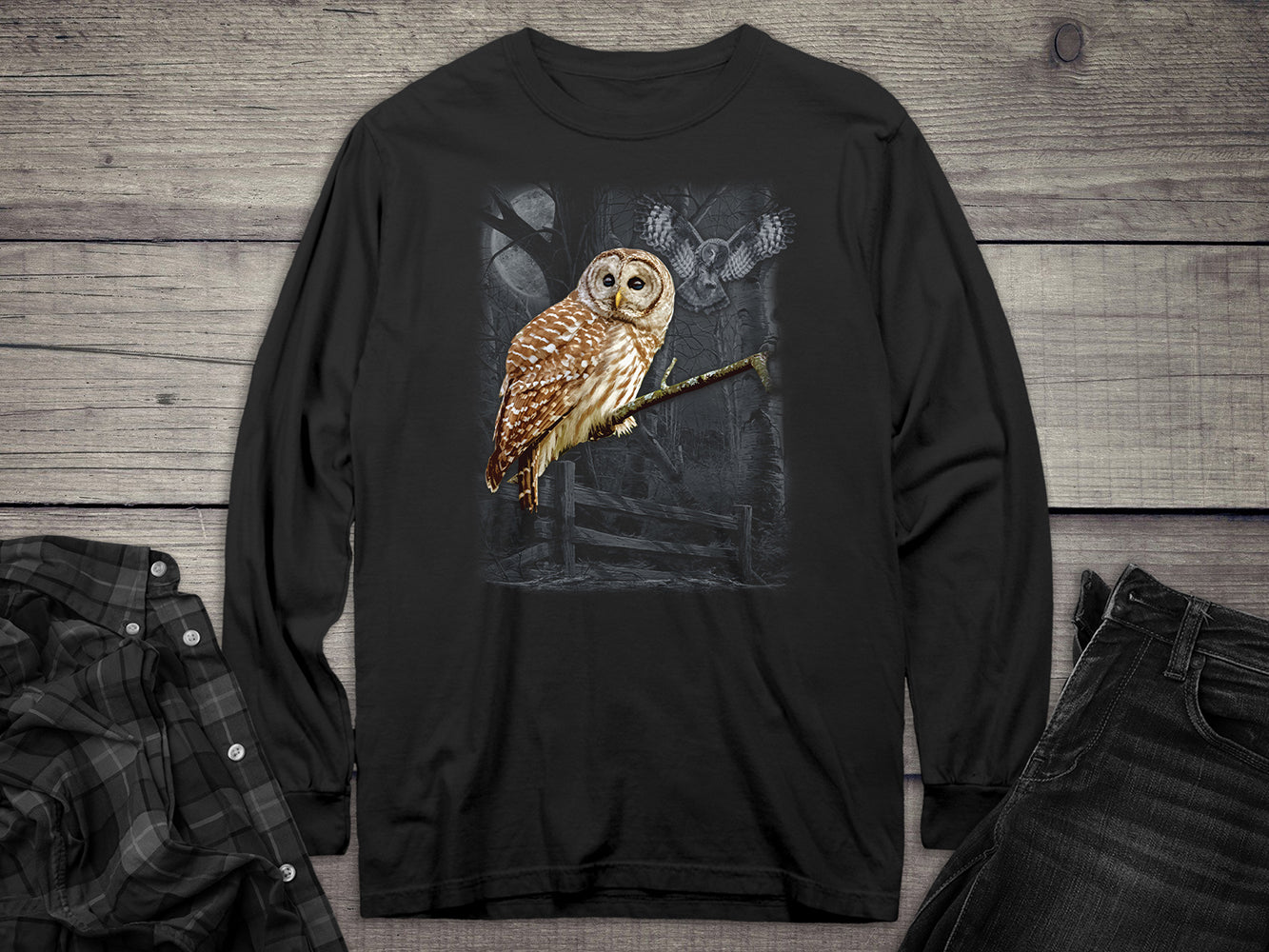 Owl Wilderness Long Sleeve Tee