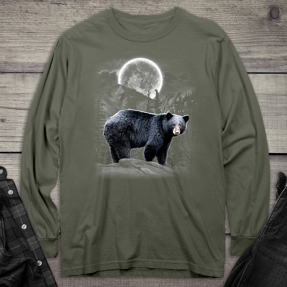 Black Bear Wilderness Long Sleeve Tee
