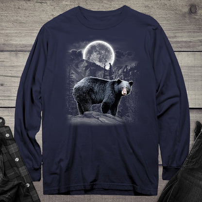 Black Bear Wilderness Long Sleeve Tee