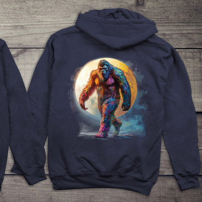 Neon Bigfoot Moon Hoodie
