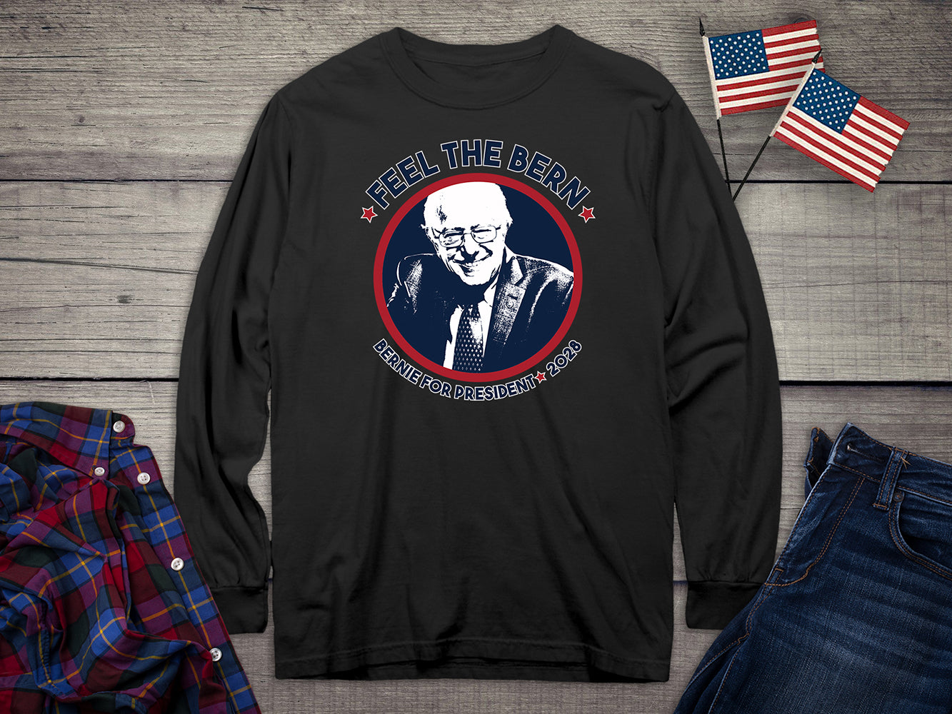 Feel The Bern Long Sleeve Tee