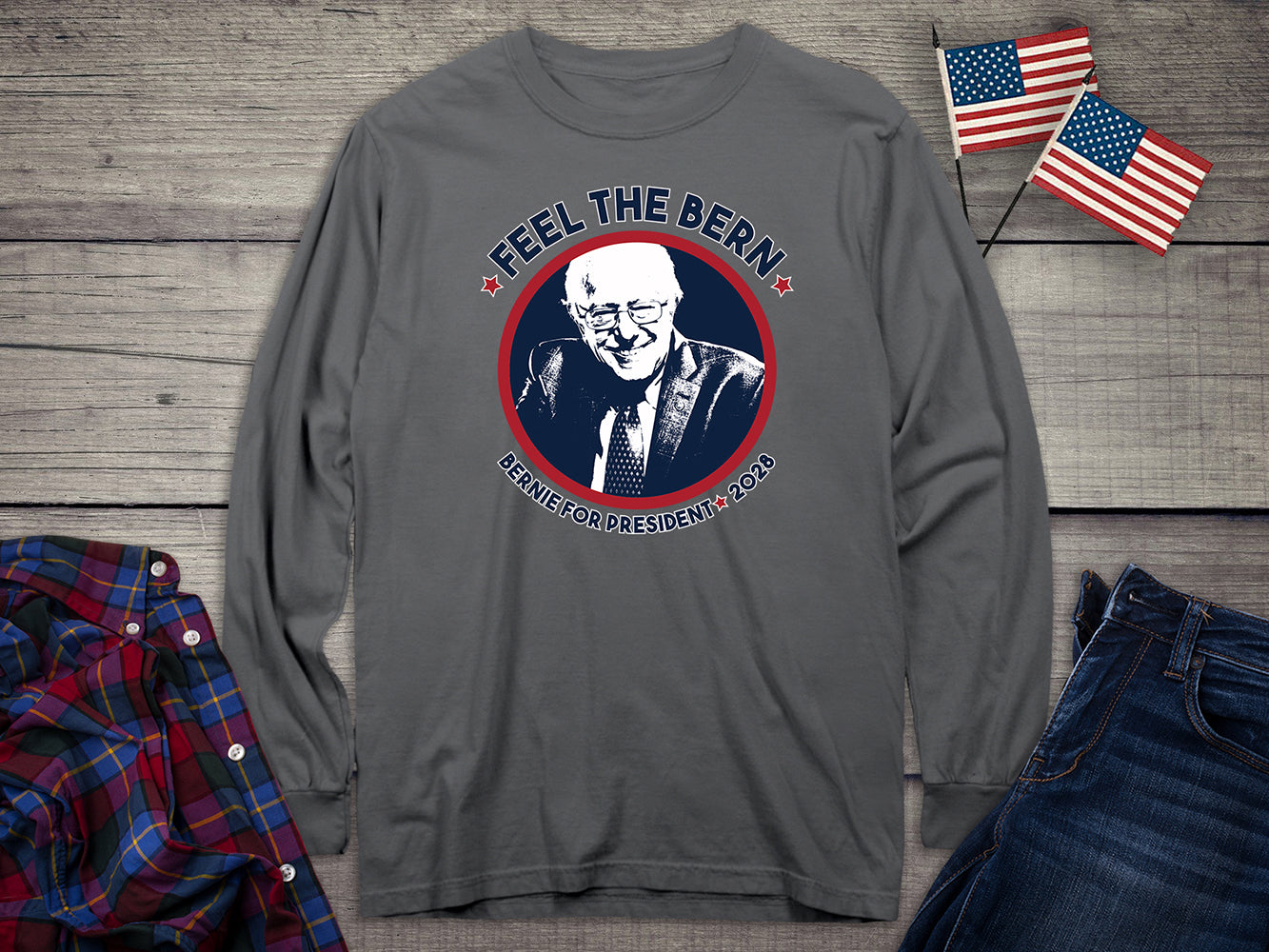 Feel The Bern Long Sleeve Tee