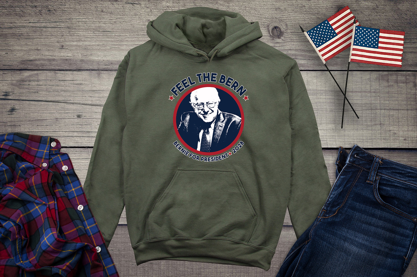 Feel The Bern Hoodie